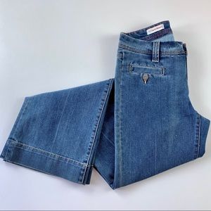 Anthro Pilcro & The Letterpress Flare Sailor Jeans